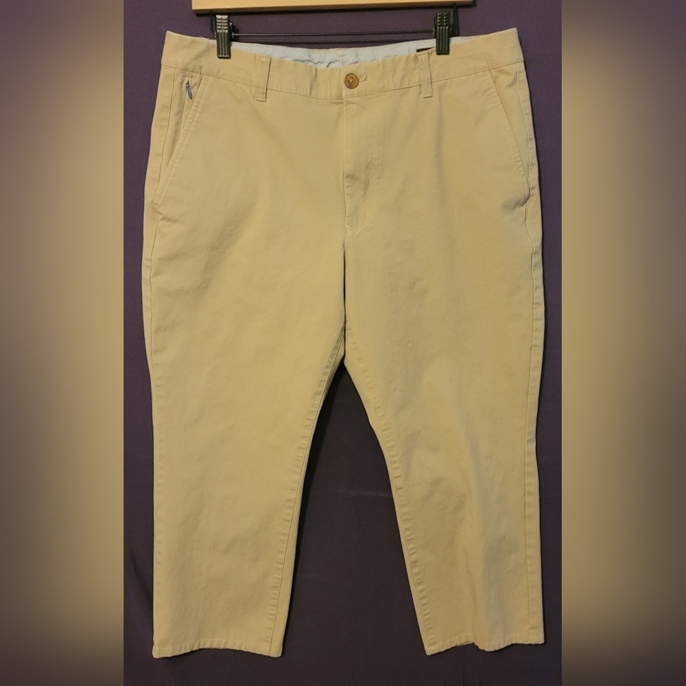 Womens Bonobos Tan Chinos Classic Slim Style 36x30